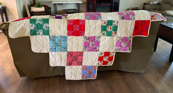 Nine Patch Unique Quilt